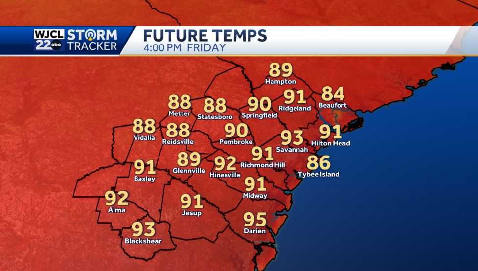 Umbrella needed this afternoon with showers and storms after 2 pm - WJCL
