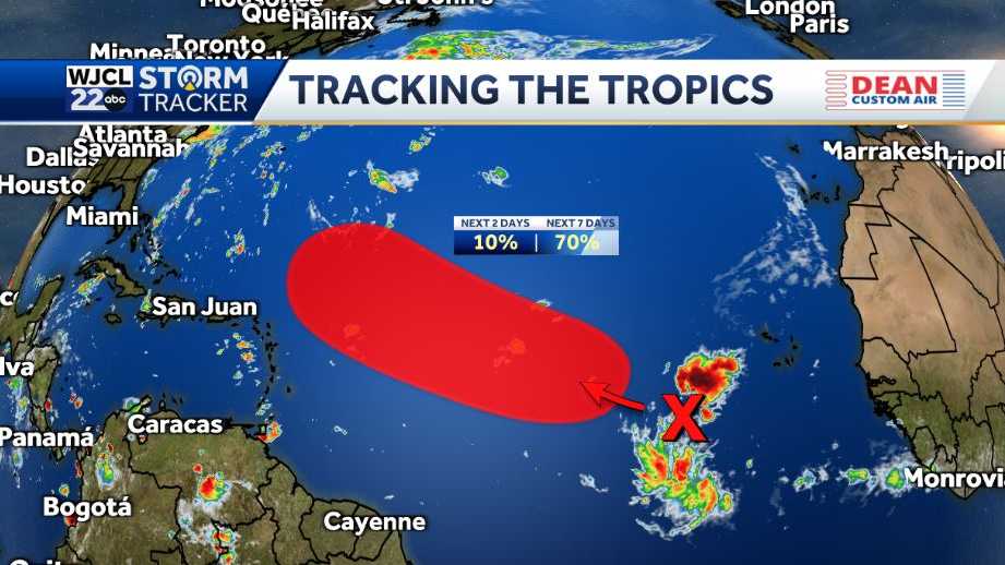 Tropical wave in the Atlantic could become a tropical depression - WJCL