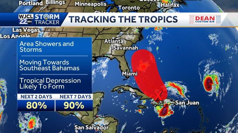 Tropical Storm Humberto forms in the Atlantic - WJCL