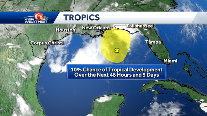 New Orleans first tropical disturbance in Gulf of Mexico