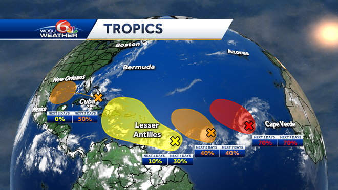 Tropical depression possible Gulf of Mexico next week