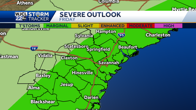 Rain likely by late tonight and Friday morning