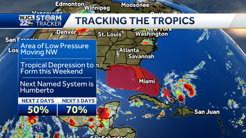 Possible tropical development near the Bahamas - WJCL