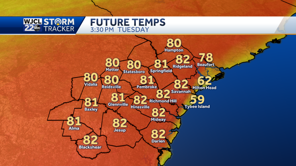 Another spring-like day with record high possible