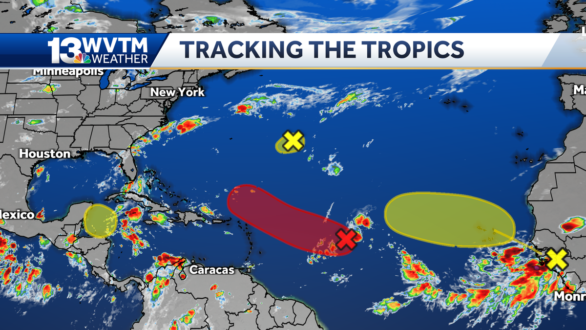Watching for tropical development in the coming days - WVTM