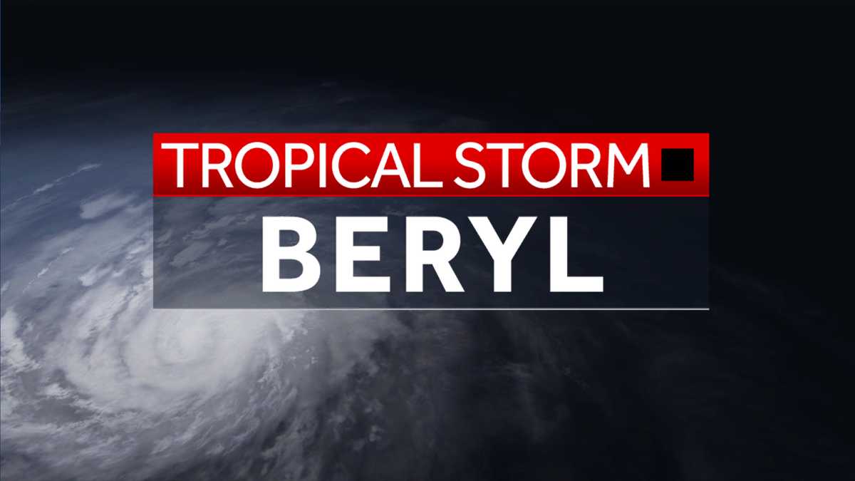 Tropical Storm Beryl: second named storm forms in the Atlantic