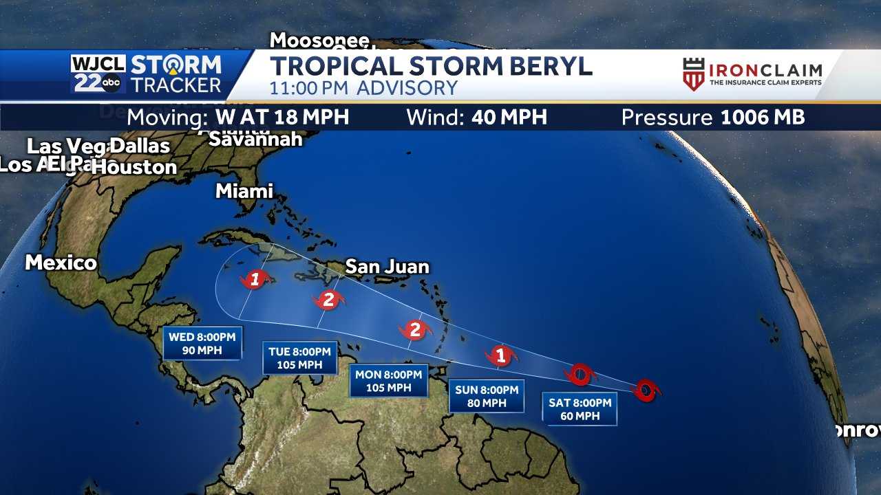 Savannah: Tracking Beryl and an update on hurricane season 2024 - WJCL