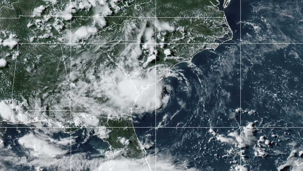 Remnants of Danny spread rain in Georgia, Alabama