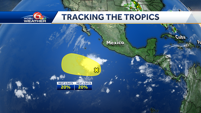 High chance of tropical development in the Atlantic