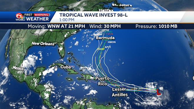 Watching tropical wave that could develop in Atlantic