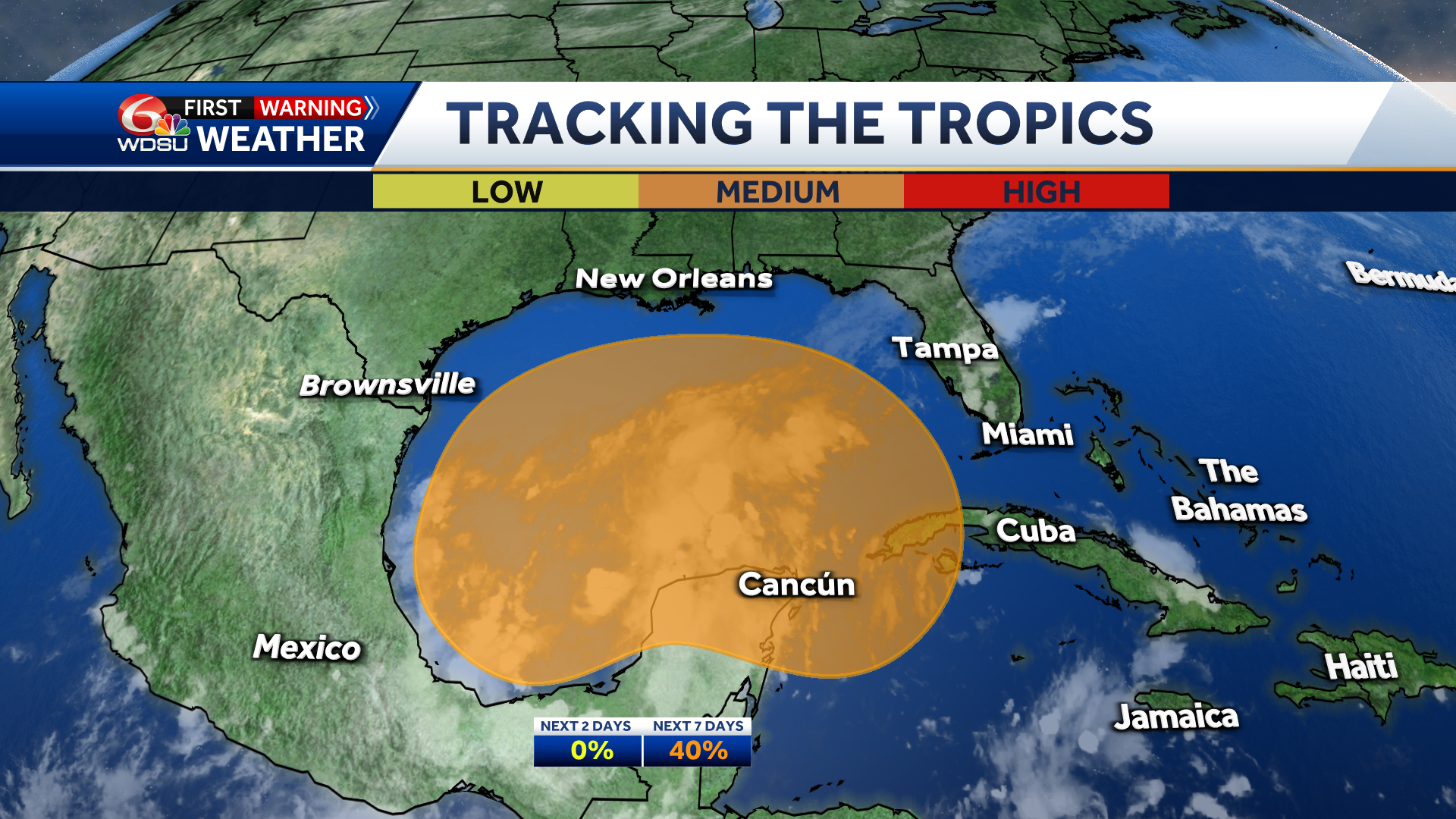 Pronóstico Tropical del Golfo de México Pronóstico Perspectiva de 7 Días para el Caribe