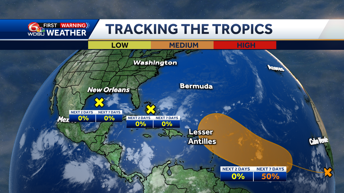 Here's where tropical formation is possible next week
