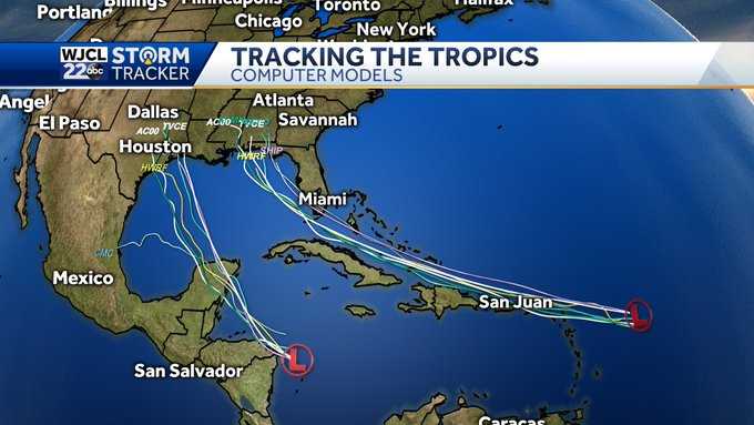 Double trouble...two tropical systems eyeing the Gulf of Mexico
