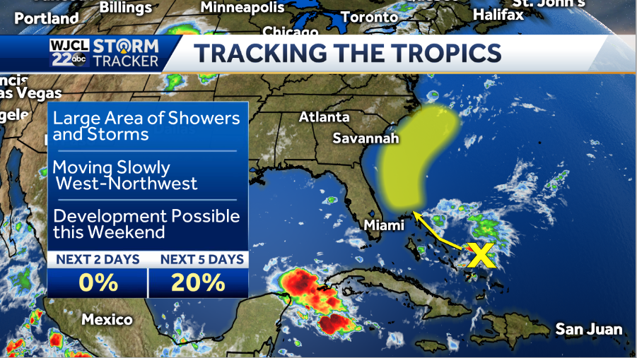 Tracking a development off of the SE coast and Tropical Storm Chantal ...