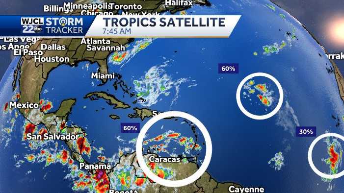 Tracking 3 disturbances in the tropics, plus more rain chances ahead