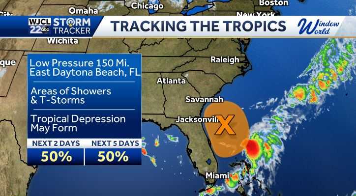 Low pressure off the Florida Coast threatens to strengthen. Here's the ...