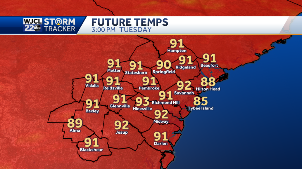 Warm today with thunderstorm possible after 2 pm - WJCL