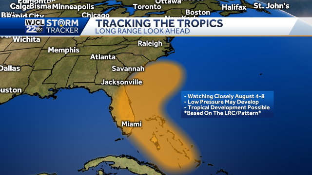 Two disturbances being monitored for possible tropical development in ...