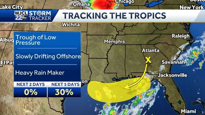Dangerous downpours expected today, and activity in the Tropics - WJCL