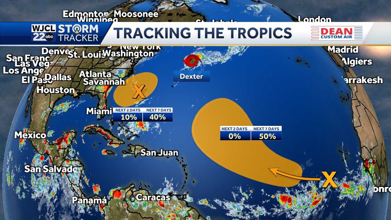 Savannah: Tracking the tropics and rain chances - WJCL