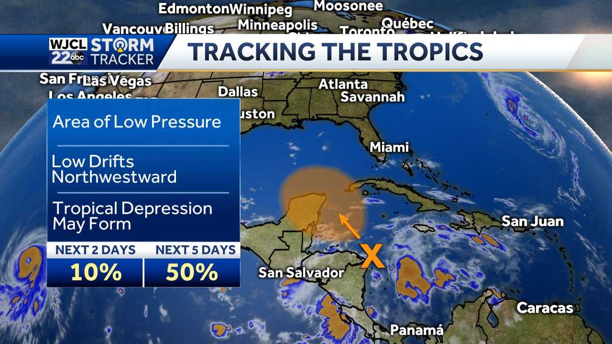 Weather Blog: Tropical system may develop in the Gulf of Mexico next week