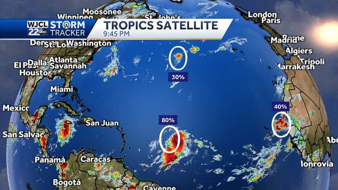 Savannah: Tropical Development Possible By Labor Day Weekend