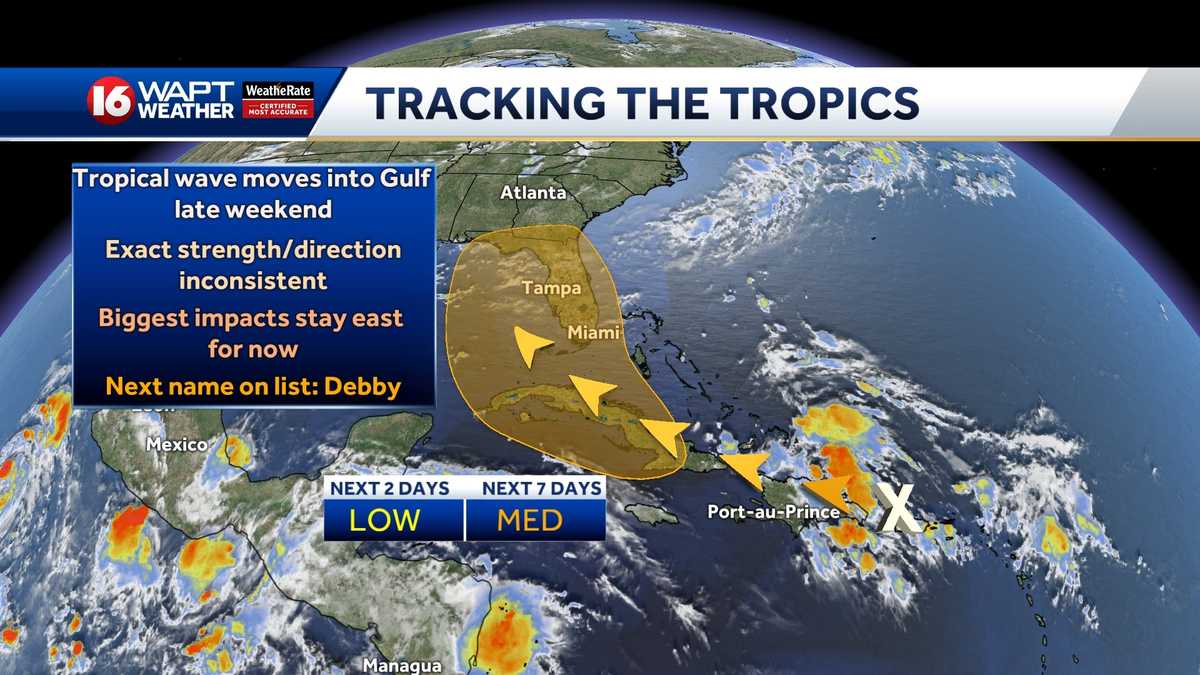 A tropical wave is brewing in the Caribbean