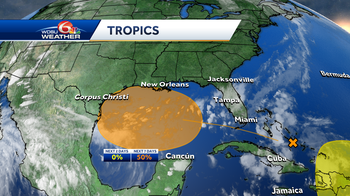 Tropical depression possible Gulf of Mexico next week