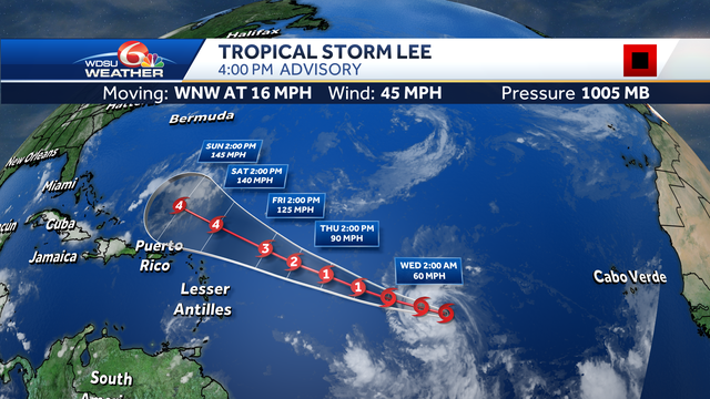 Tropical Storm Lee forecast to become major hurricane in Atlantic - Vimarsana News
