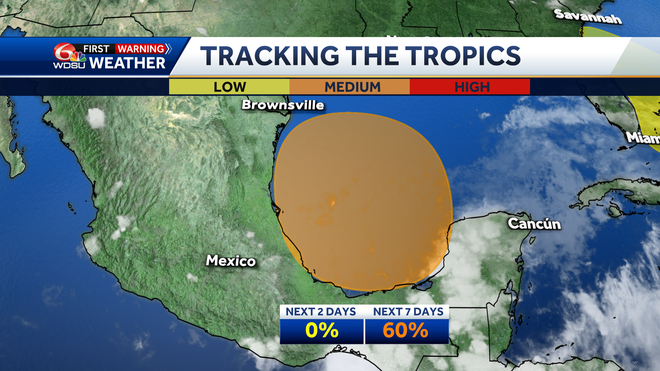 Una depresión tropical podría desarrollarse en el Golfo la próxima semana