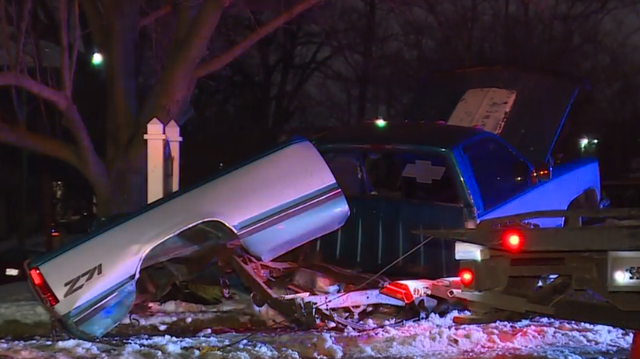 Police: Pick-up truck split in half after Metro bus crashes into it in Norwood - Vimarsana News