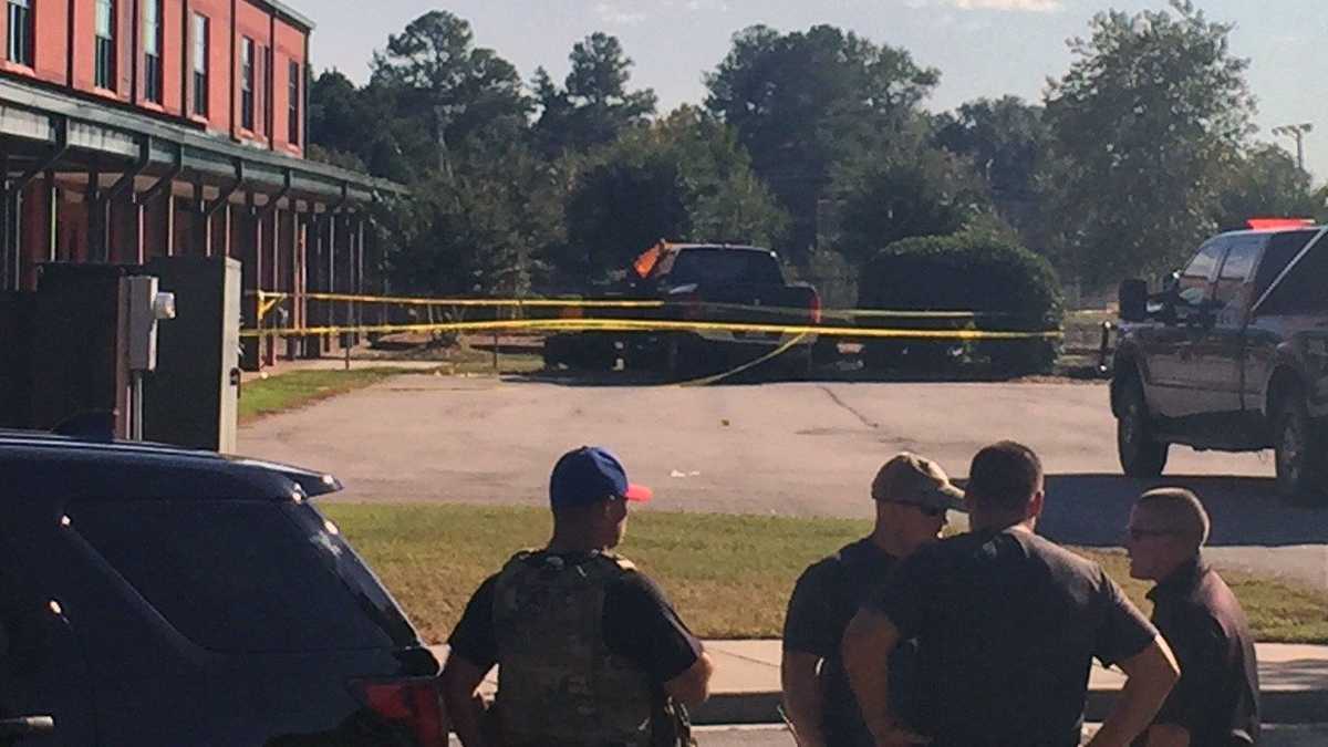 Townville shooting scene