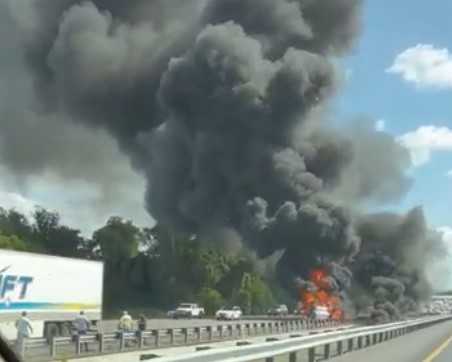 I-4 Truck Fire Monday June 16, 2025 ! -4 crash Monday June 16, 2025