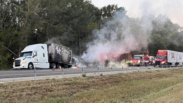 Truck fire ties up traffic on I-20 during morning commute - Vimarsana News