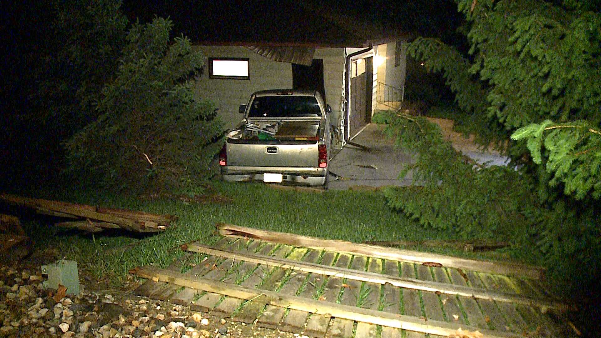 Two Vehicles Crash Into Two Separate Homes