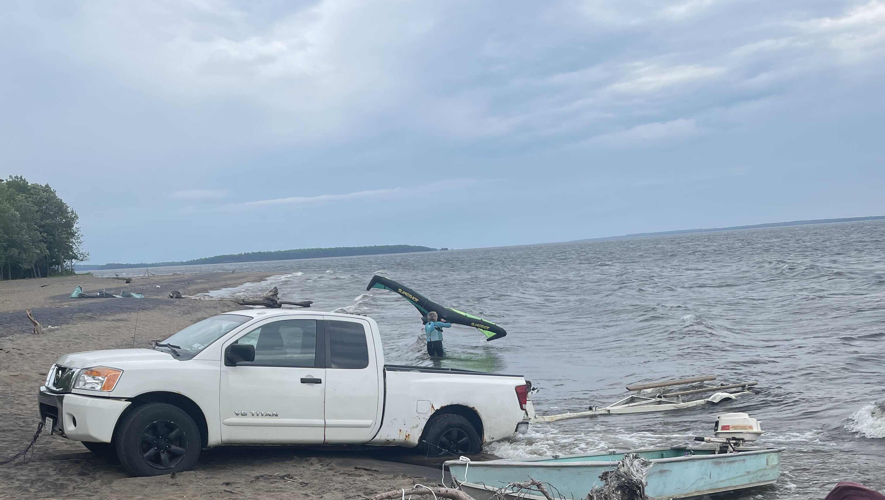 Police ticket driver after truck gets stuck at Ausable Point Campground - Vimarsana News