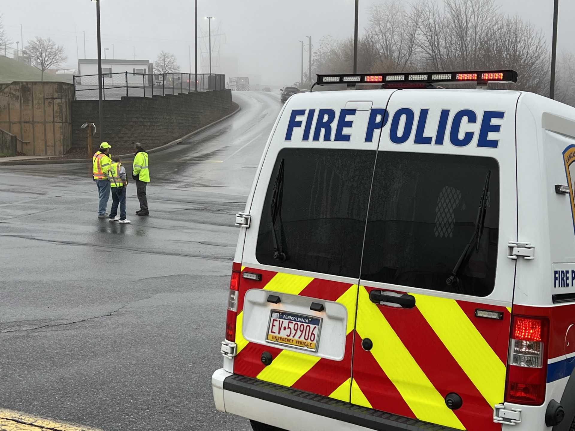 2 Tractor-trailers Catch Fire