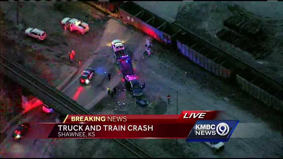 Police investigating truck vs. train crash in Shawnee