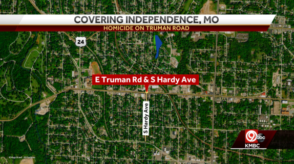 truman road homicide map