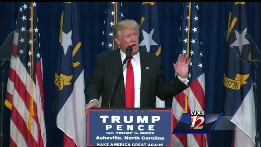 2 men charged in assaults at Trump Asheville rally