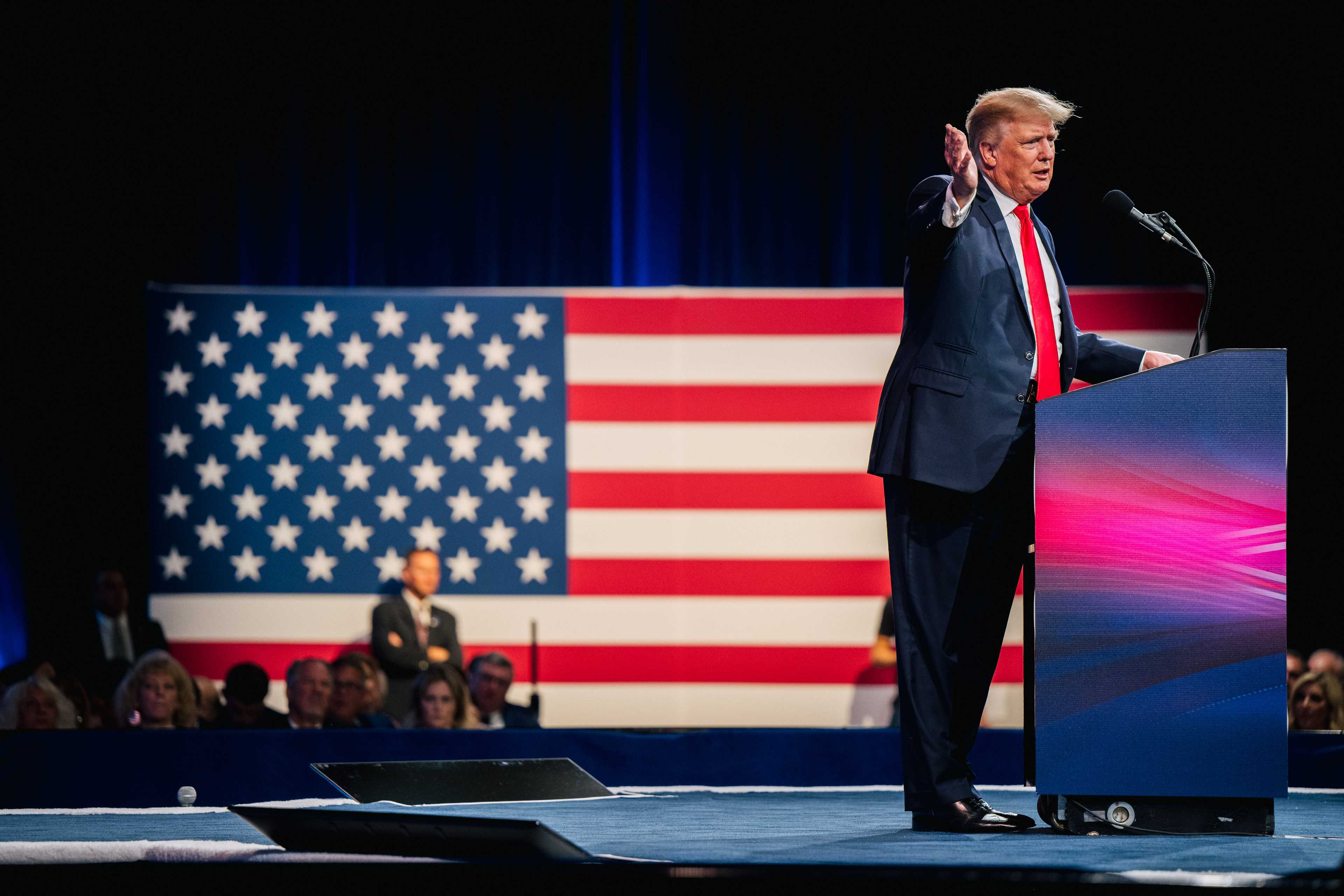 Former President Trump Wins 2024 Presidential Nomination Straw Poll At CPAC