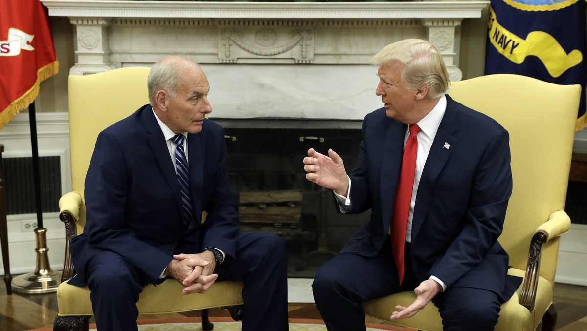 President Trump swears in new chief of staff Kelly