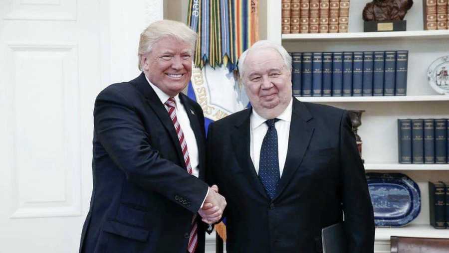 President Trump and Russian Ambassador Kislyak