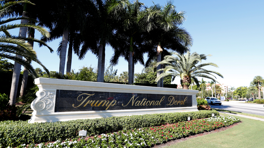 the entrance to the trump national doral resort is shown, wednesday, nov 20, 2019, in doral, fla ap photowilfredo lee