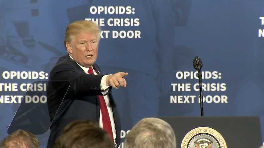 President Trump at Manchester Commuity College