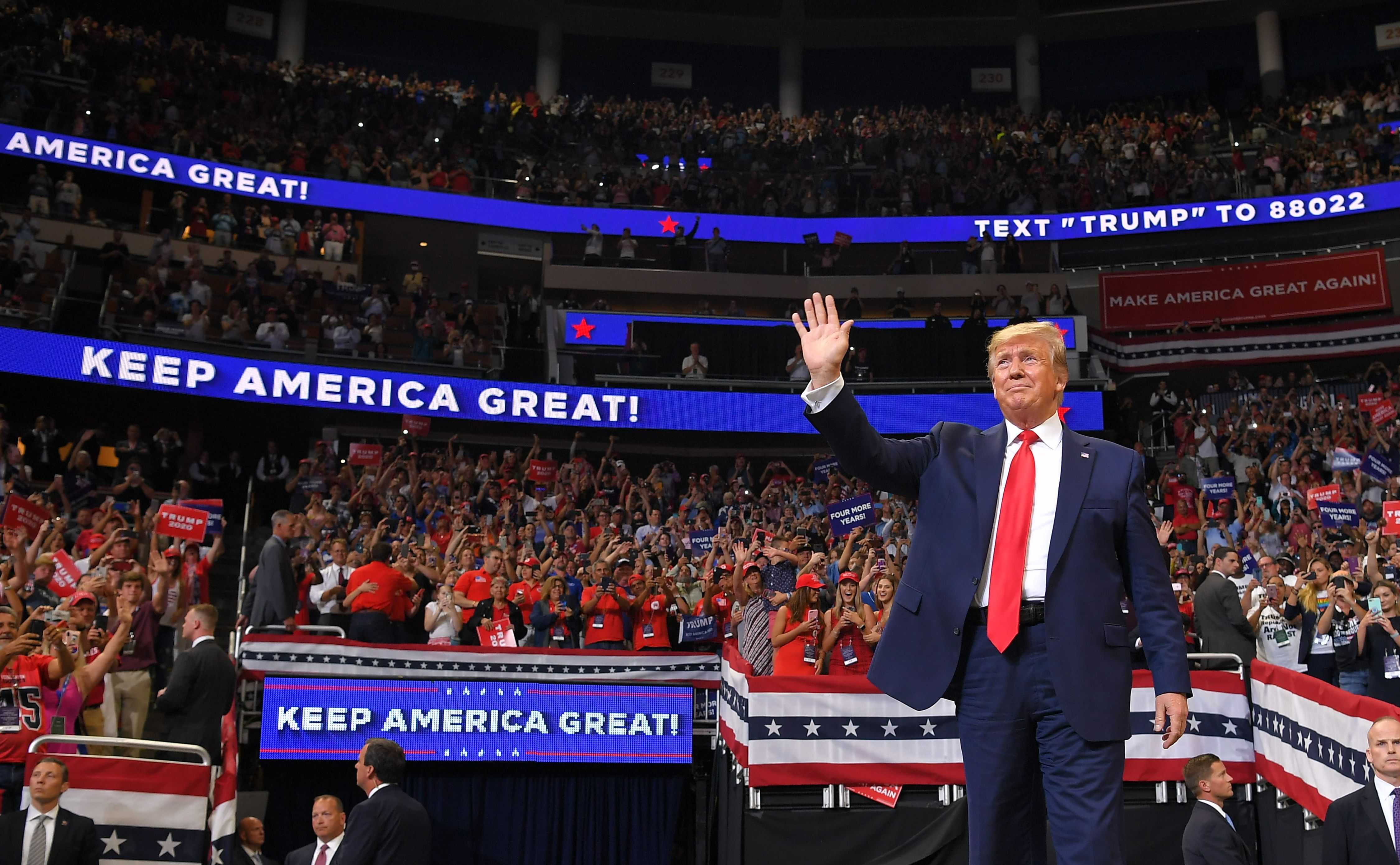 President Trump Campaign To Relaunch Rallies In Two Weeks