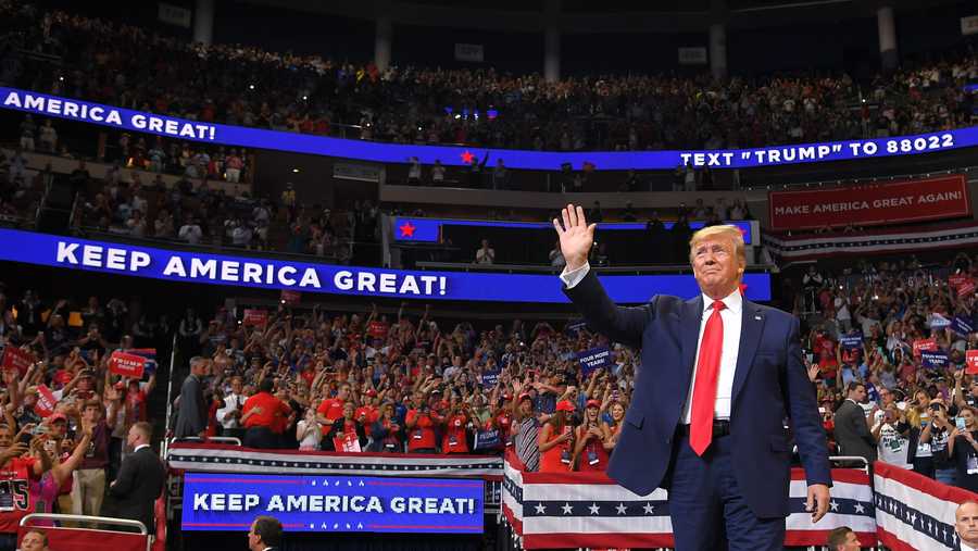 President Trump campaign to relaunch rallies in two weeks