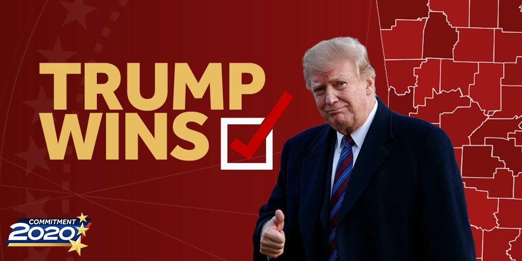 Donald Trump Wins 2020 Arkansas Republican Primary