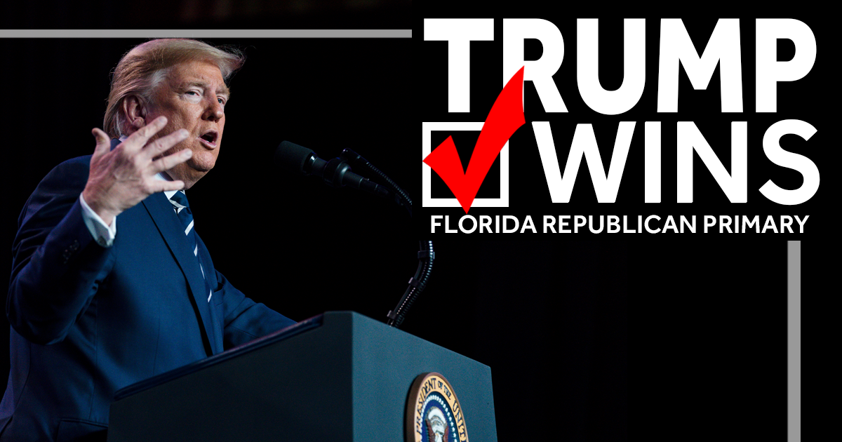 Trump Projected To Win Florida Republican Primary