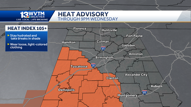 Hot, humid weather with an increasing chance of storms this week